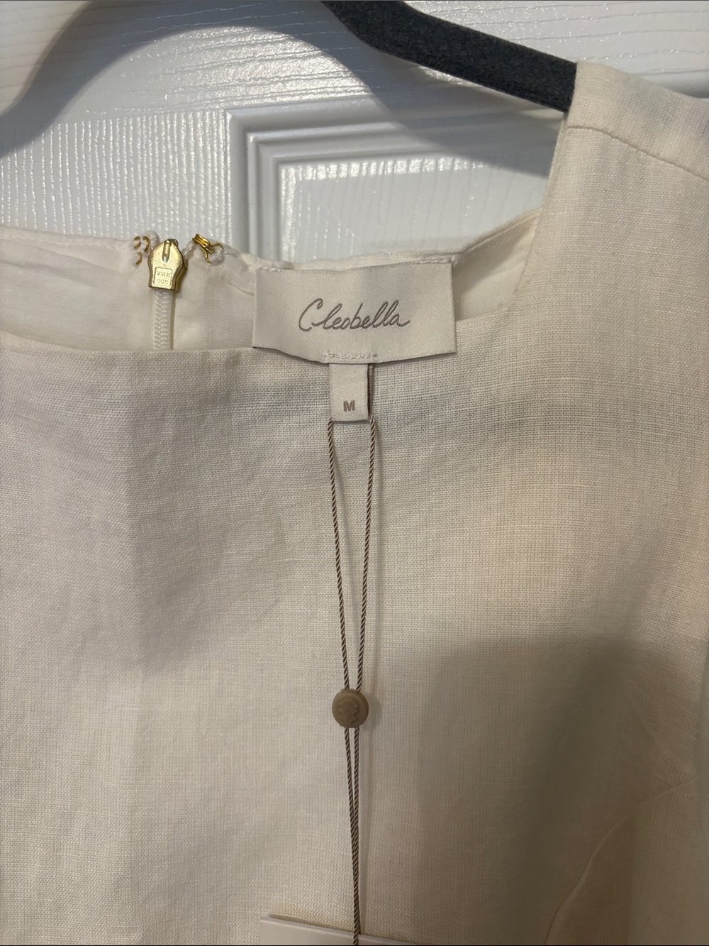 Cleobella ivory Bridget top size M NWT - Picture 3 of 5